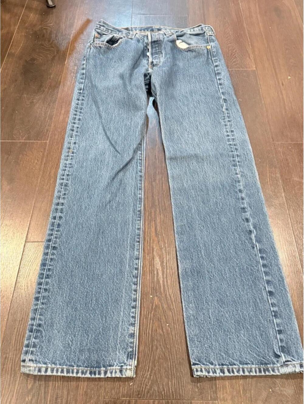 Levi’s 501 Original Fit Jeans Men’s W32 L34 Dark Wash Denim 069